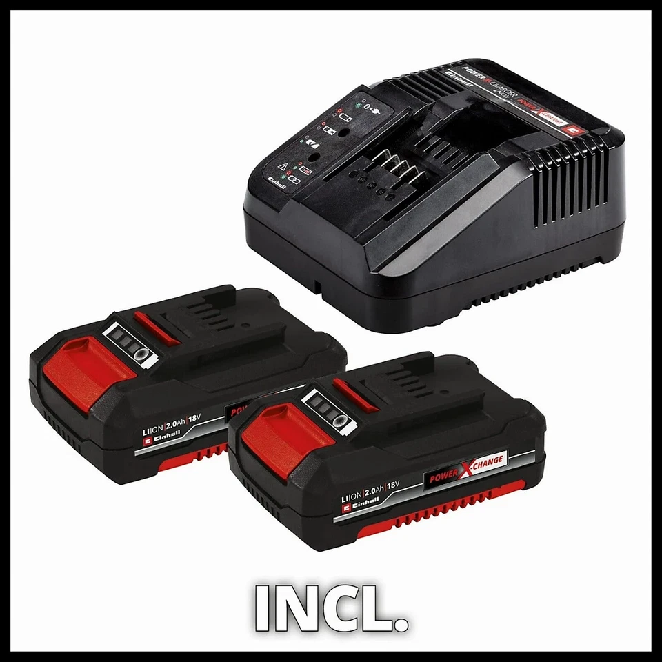 Einhell Power X-Change 18V Cordless Combi Drill & Impact Driver Batteries incl. - Image 4 of 4