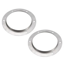 2pcs 6" Duct Connector Flange Pipe Flange Stainless Steel Duct Mounting Plate