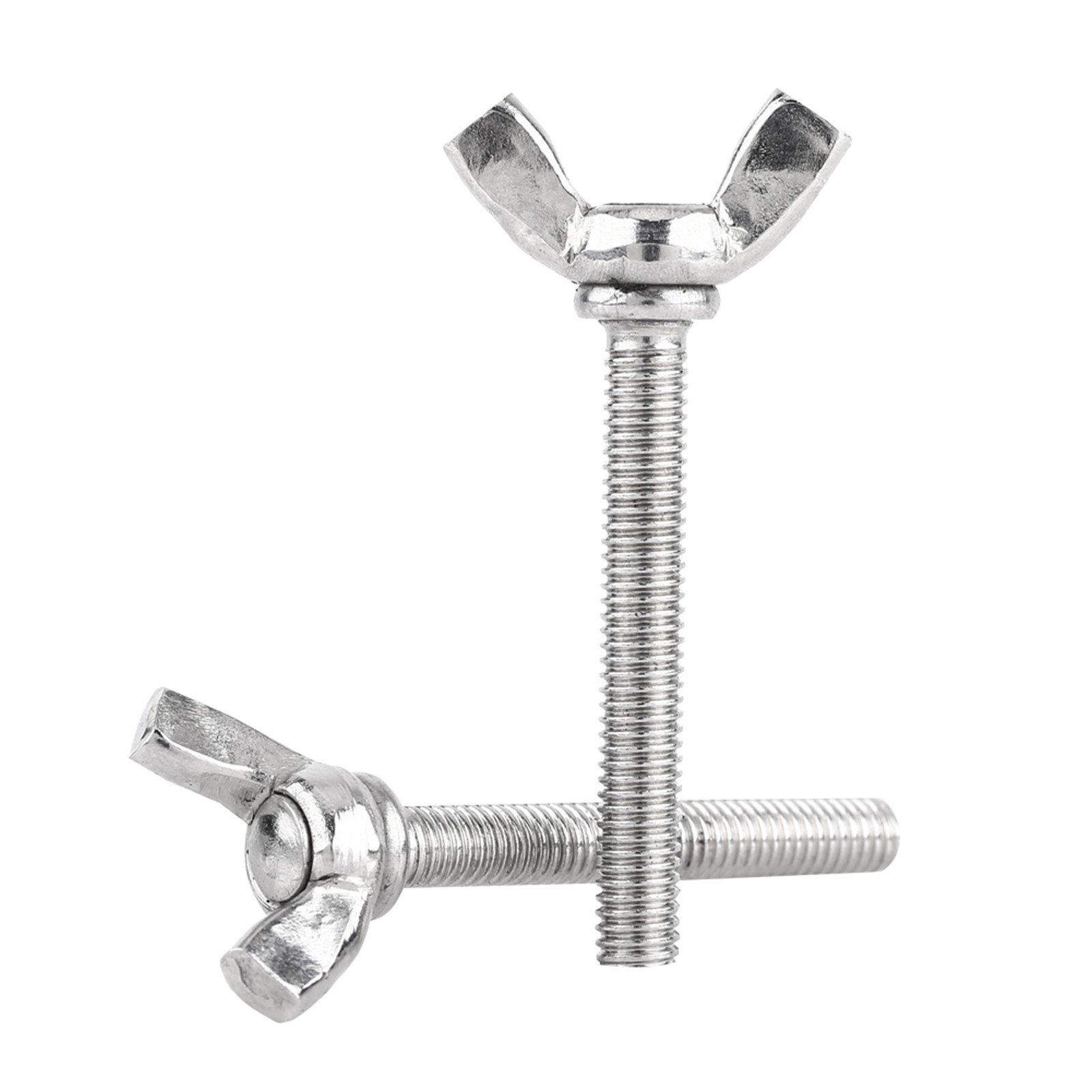 5Pcs M6 Silver 304 Stainless Metal DIN316 Hand Wing Bolts (M6*30 KRI✈️