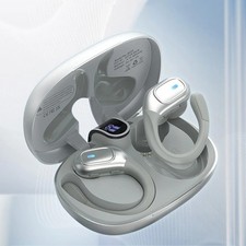 Bluetooth 5.3 Sport Earbuds Earhook IPX7 Wireless Headphones 75H LED