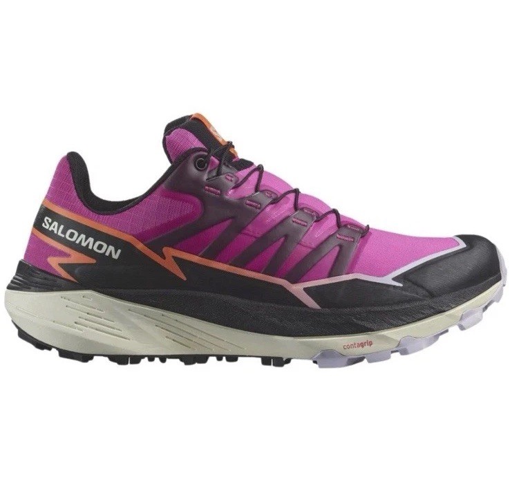 Salomon Thundercross Scarpe da Trail Running Donna Rosa Nero Opetal W10.5