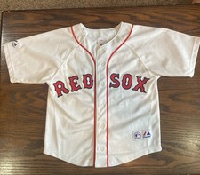 READ Majestic Youth Boys Size 8 Coco Crisp Boston Red Sox Jersey Baseball MLB
