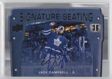 2021-22 Upper Deck Premier Signature Seats Stars Jack Campbell #PSS-JC Auto 2u9