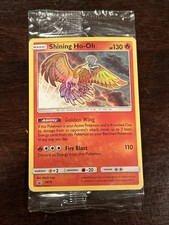 Carta Promo Pokémon TCG Shining Ho-Oh SM70 Stella Nera Sigillata NM/M