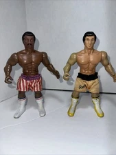 1983 phoenix Toys Rocky Balboa And Apollo Creed Movie Figures