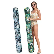 2 Pack Inflatable Pool Noodle Floats, 54'' Large Swimming Pool Noodles for Fl...