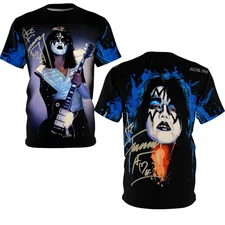 Collection Ace Frehley Tribute 1951-2025 Thank You Memories T Shirt 3D NHI4