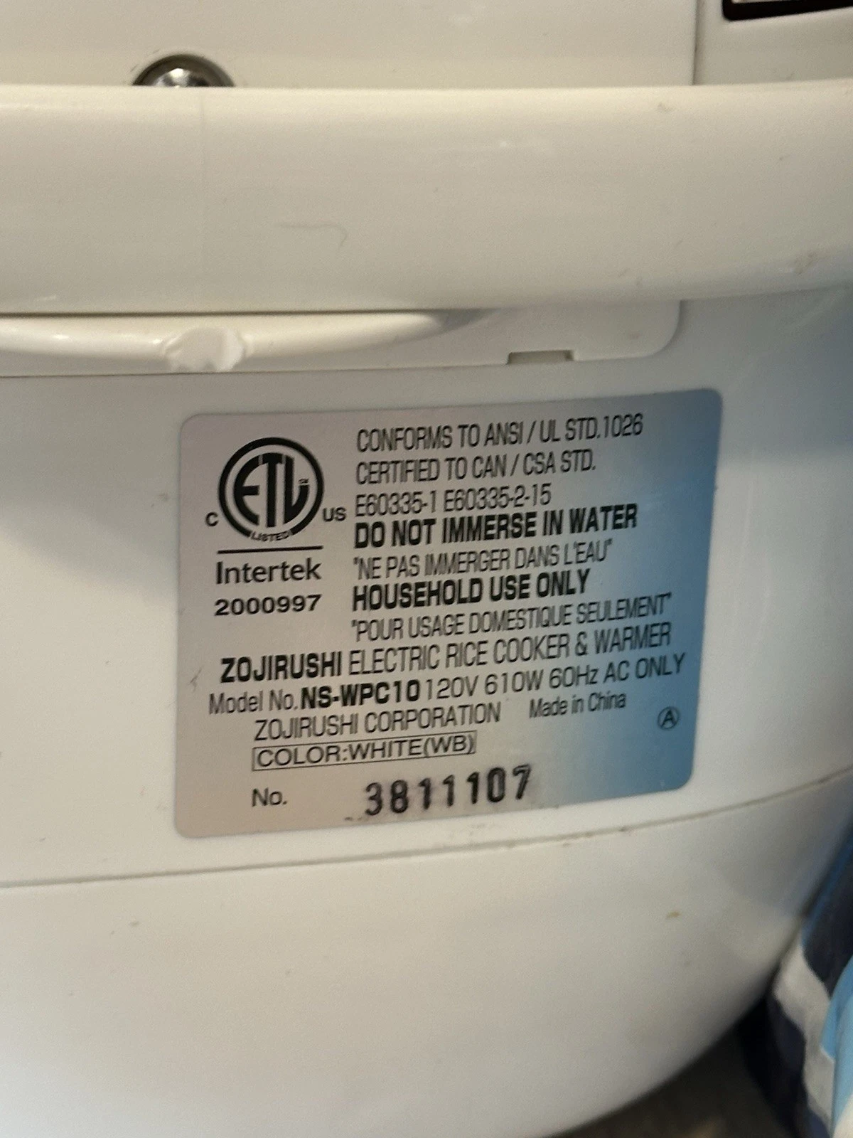 Zojirushi NS-WPC10 5.5-Cup Rice Cooker & Warmer- Tested