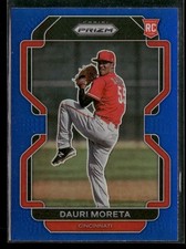 2022 Panini Prizm #95 Dauri Moreta Blue Prizm
