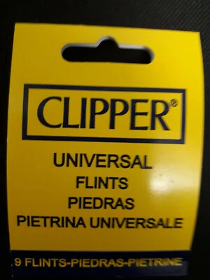 Clipper Classic-Feuersteine 9 stück Feuersteine