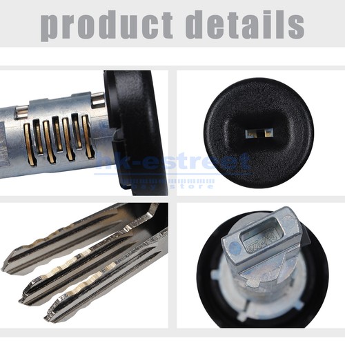 Cylindre serrure allumage avec clés pour Chevrolet Silverado GMC Sierra 2007-2014 924-796 - Photo 7/22