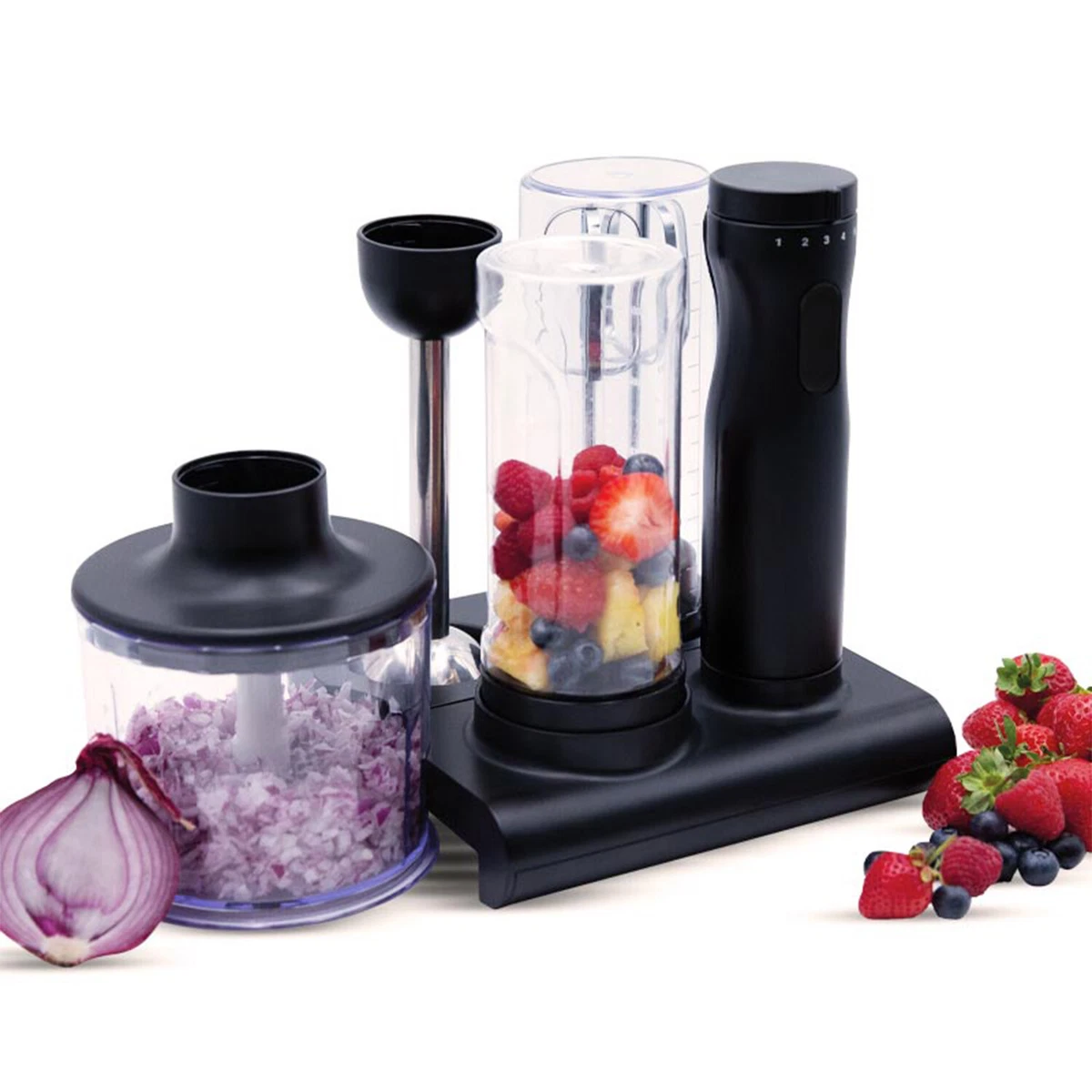 Livington MasterBlend 4in1 Handmixerset inkl. Dockingstation 