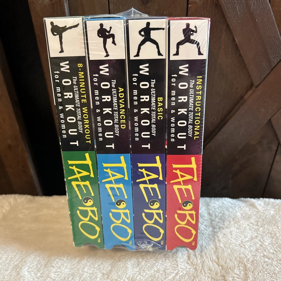 Tae Bo 4-Pack (SEALED) VHS Tapes 1998 Billy Blanks ~ Ultimate Total Body Workout - Image 3 of 4