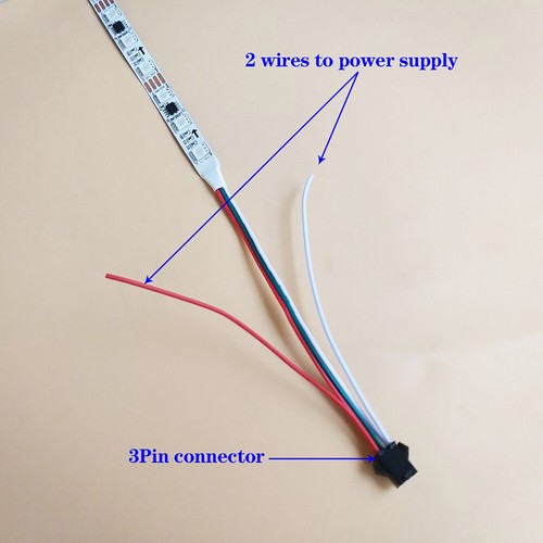 10M 16703 IC Addressable 3535 RGB LED Pixel Strip Light Tape Dream Color 12V 24V - Picture 8 of 14