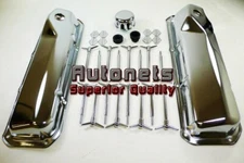 Ford Chrome Engine Dress Up Kit 351C-351M-400M V8 1968-01 Tall Breather Wing Nut