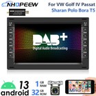 DAB+ Android Autoradio Für Golf IV Passat Polo Bora T5 GPS Navi RDS FM BT+Kamera