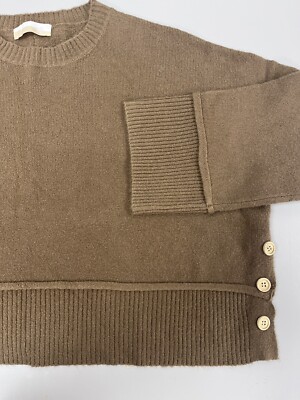 North End Sz Small or Medium Oversized Crop Sweater w/ Wood Buttons  Super Soft!