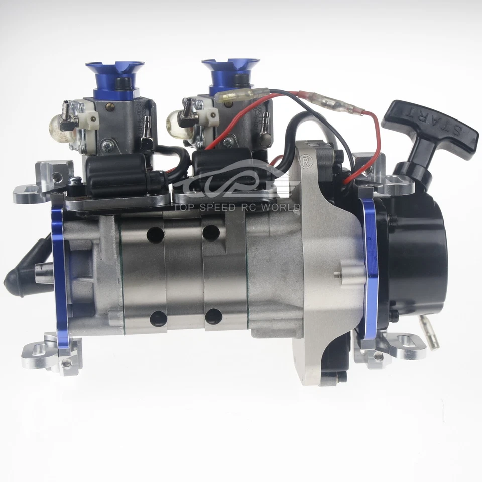 58CC Engine with Two Cylinder for 1/5 RCMK ZENOAH Marine Gas Engine RC Boat - Image 4 of 4