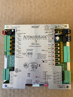 Automated Logic SE6104a Control Module , used