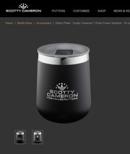 Hydro Flask - Scotty Cameron 7 Point Crown Stacked - 10 Oz Wine SOLD OUT