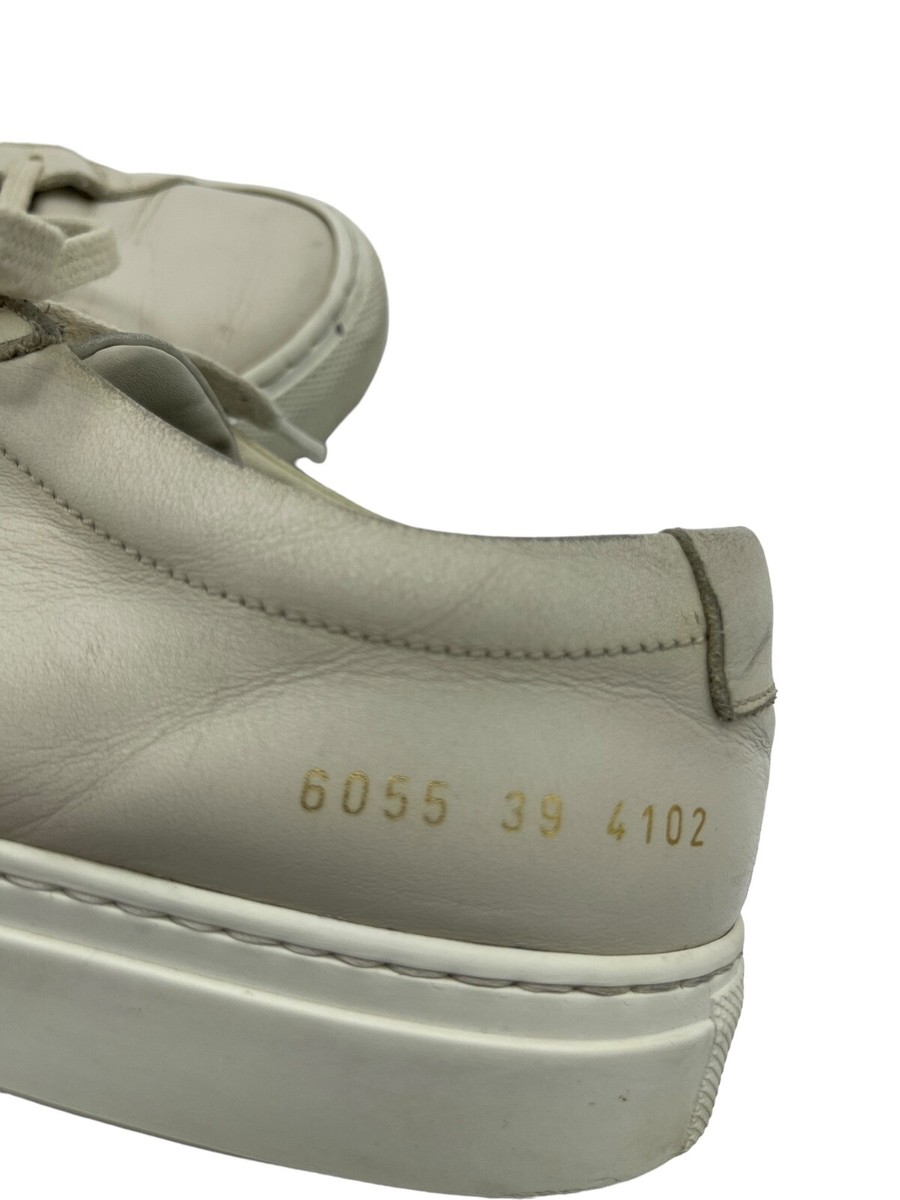 Woman by COMMON PROJECTS Achilles Low Sneaker Off White Size 39