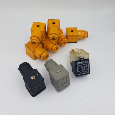 9 Stück Ventilsteckverbinder weiblich mPm Rexroth burkert Winkelstecker
