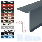 Ortgangblech Stahl verzinkt Winkelblech Ortblech Dachblech RAL Farben Ortgang 4
