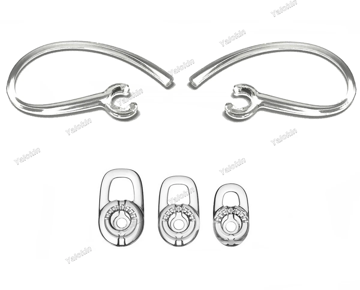 2 Earloops and 3 S/M/L Earbuds Set for Plantronics Explorer 80 110