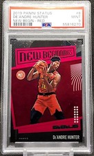 De'Andre Hunter Rookie 2019 Status Tmall New Beginnings Red #8  PSA 9 Mint