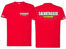 T-Shirt Maglietta Salvataggio Maglia Unisex Uomo Donna lifeguard bagnino M19