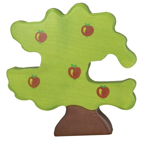 Holztiger 80218 Apple Tree For Birds 20 Cm Wooden Figures Series Plant World