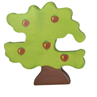 Holztiger 80218 Apple Tree For Birds 20 Cm Wooden Figures Series Plant World