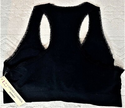 UNDER CONTROL MATERNITY NURSING BRA BLACK SIZE XL DROP CUP FEEDING NEW With Tags