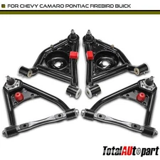 4x Control Arm Kit for Chevrolet Camaro Pontiac Firebird Front Upper and Lower
