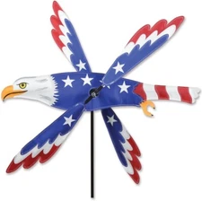 25" Patriotic Eagle Whirligig Wind Spinner -Yard Stake -by Premier Designs