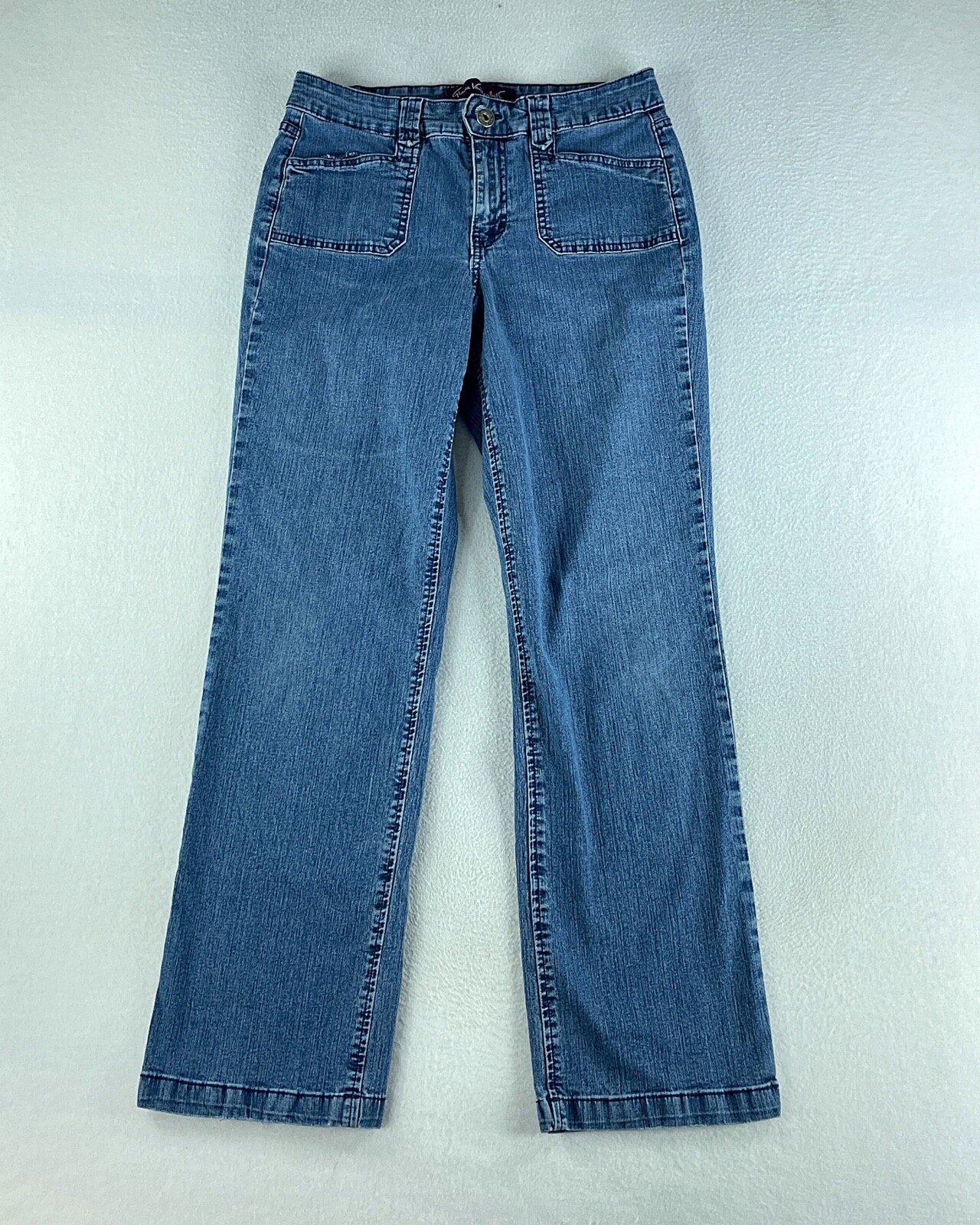 Gloria Vanderbilt Women’s Low Rise Bootcut Blue Tag Jeans Size 8 31x31 Denim