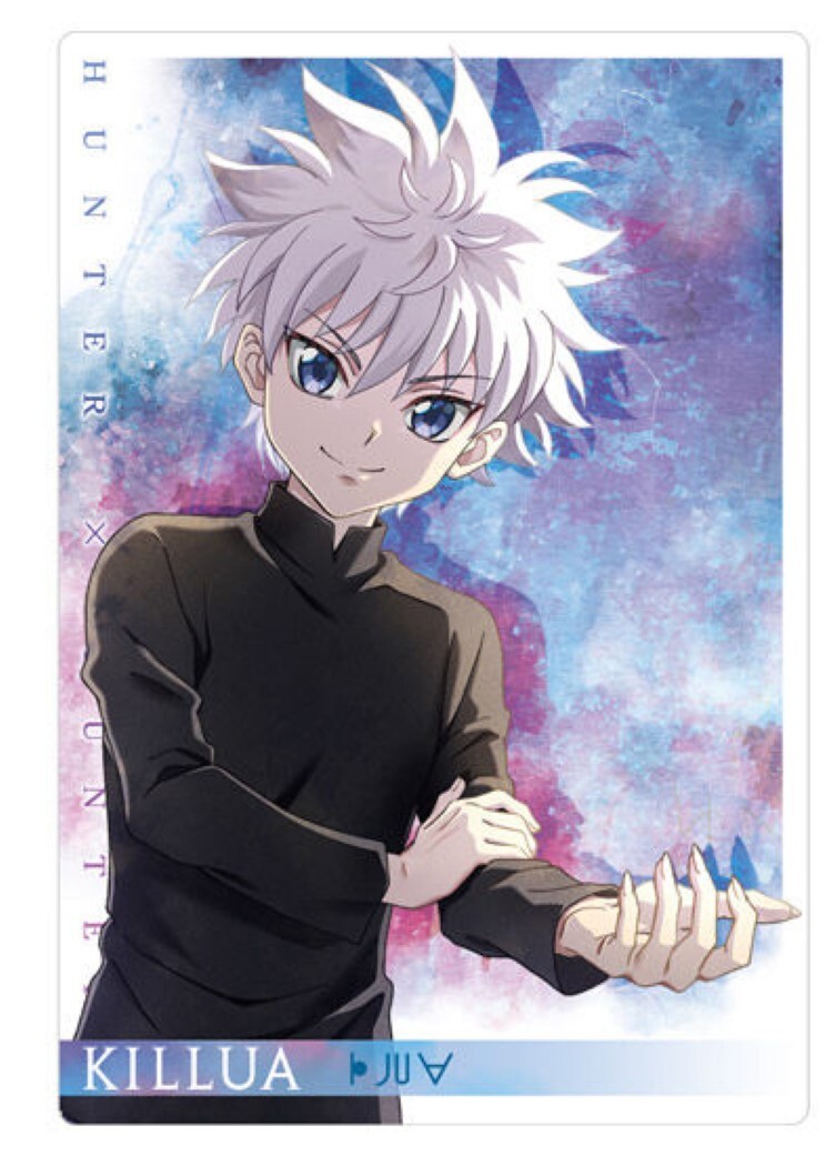 ミラバト killua キルア psa8 hunter×hunter Hunter x hunter card Killua Zoldyck CARDDASS HYPER BATTLE