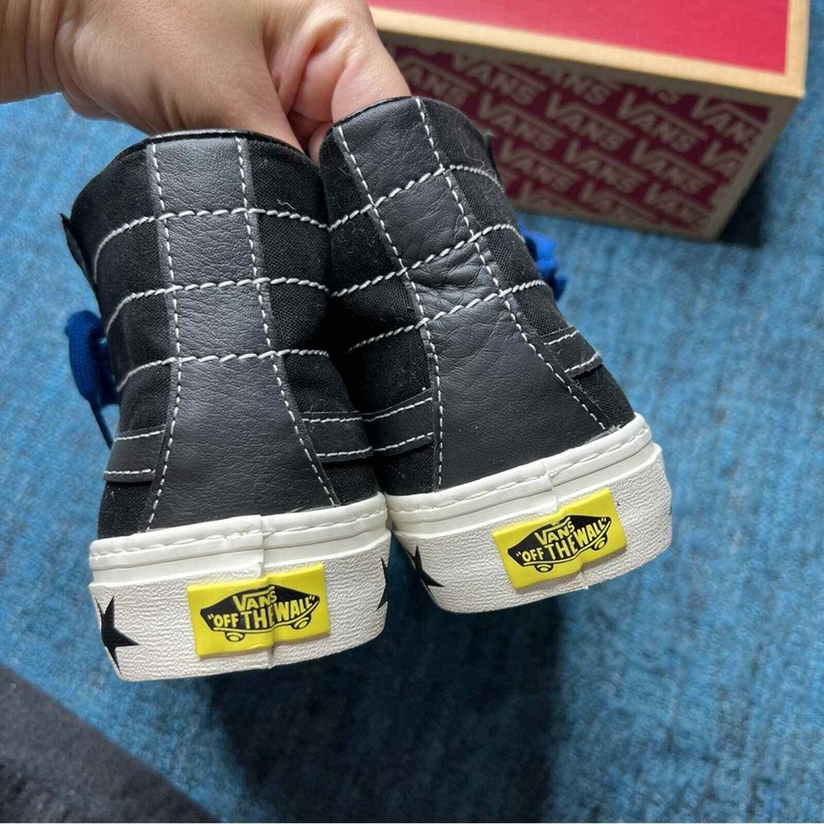 Vans Sk8 Hi 138 Decon Wade Goodall Star Sneakers in Black Vans Sk8 Hi 138 Decon Wade Goodall Star Sneakers in Black