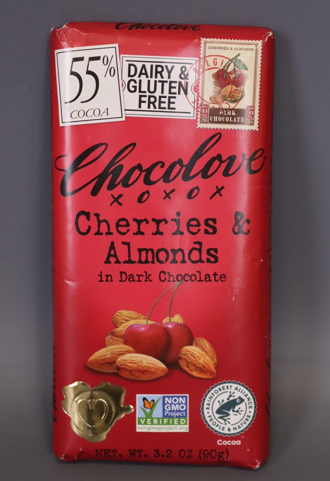 Шоколад вишни и миндаль в темном шоколаде, 3,2 унции упаковка 3 EXP: 10/2025 - Изображение 2 из 3