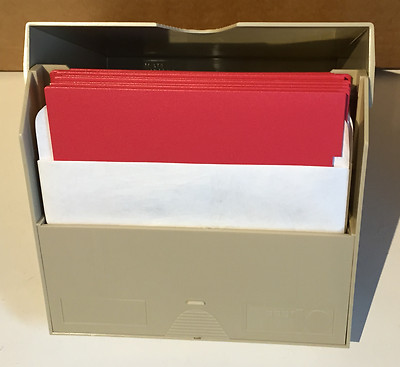 10 neue Disketten 5,25 Zoll einseitig hohe Dichte 96TPI Discs in Diskettenbox