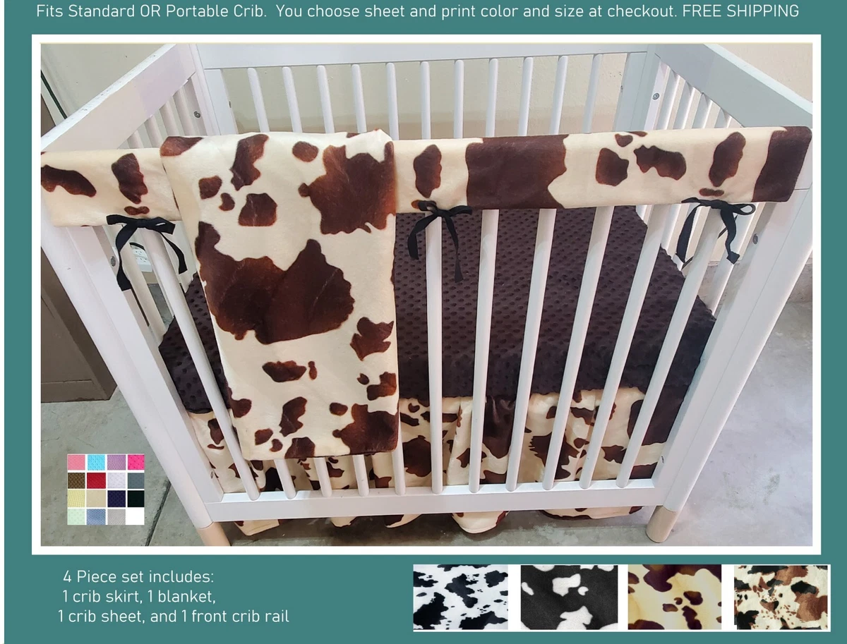 Cow nursery online bedding