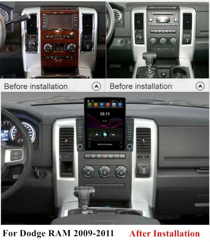 For 2009 2010 2011 Dodge Ram Pickup Series BT Stereo Radio 9.5