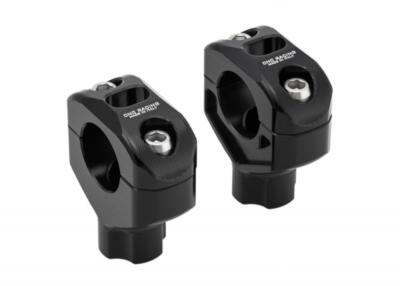 CNC Riser Lenker Konisch Höhe 48 MM KTM Supermoto 990 Smrsmt 2009-2012 Schwarz