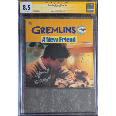 Gremlins: A New Friend__CGC 8.5 SS__Signed by Howie Mandel and Zach Galligan