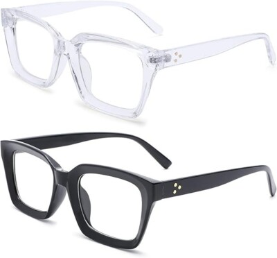 Gafas de Sol para Mujer con Marco Cuadrado Lentes Oscuros de Moda Casual Retro