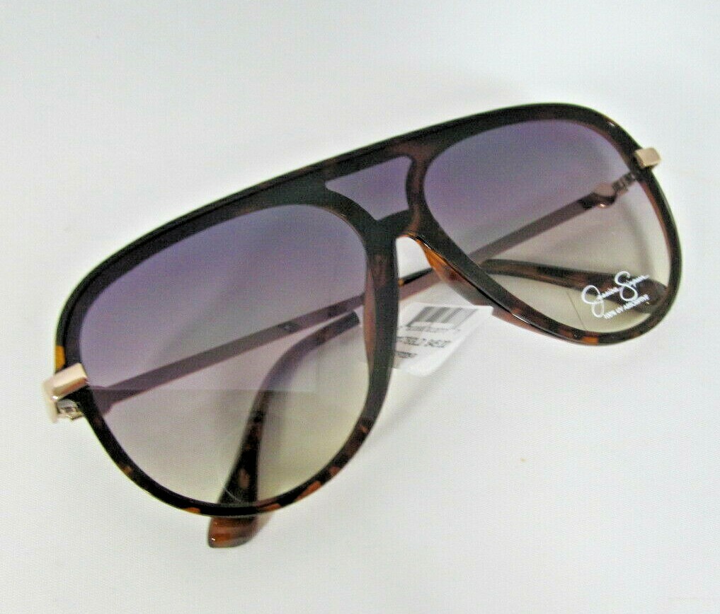  Jessica Simpson Sunglasses Tortoise Shell Rim Gold Metal Arms J5900-TSGLD