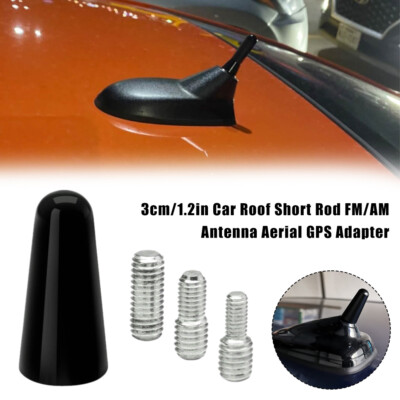 TOP AUTO-Antenne Kurzstab Ersatzantenne 3cm Radio FM Universal KFZ Antennenstab