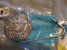 JC Table Counter Bar Top Bag Purse Hook Hanger " silver lion " COA