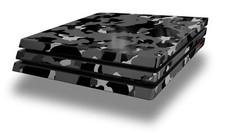 Skin for PS4 Pro Console WraptorCamo Old School Camouflage Camo Black