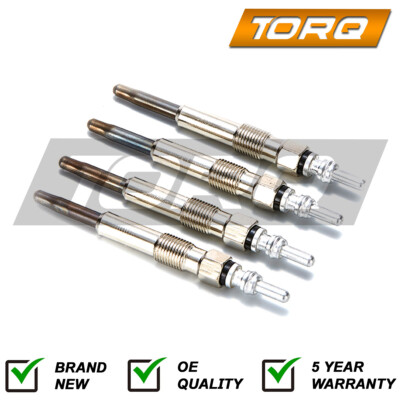 Torq 4X FOR NISSAN NOTE 1.5 (2006-) DIESEL HEATER GLOW PLUGS CANDLES FULL SET NE
